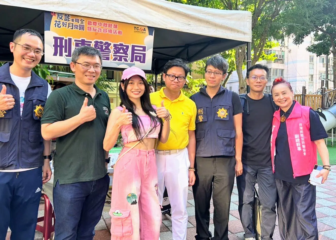 「反詐要周全.花好月常圓」中秋睦鄰活動 中信兄弟啦啦隊與刑事局攜手宣導防詐 4 IMG 0491