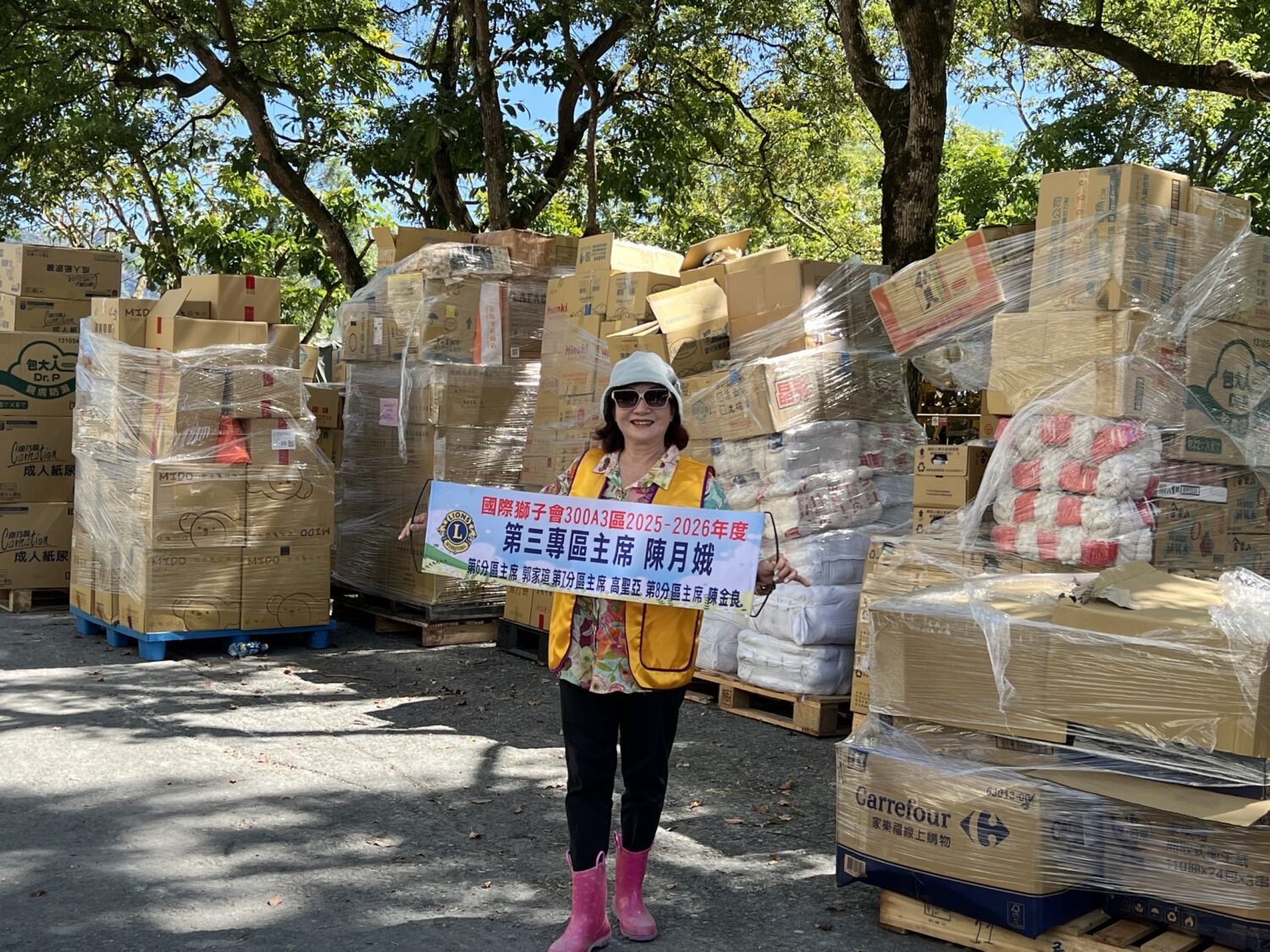 img-9757 - 報新聞 Mega News 第三專區百合獅子會陳月娥主席。圖/國際獅子會300A3區提供