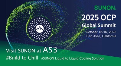 SUNON to Showcase Liquid Cooling Solutions at OCP Global Summit 2025 Collaborating with the Industry to Shape the Future of Open Compute
