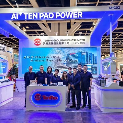 天寶集團的洪光椅主席及眾管理層在2025香港秋季電子產品展介紹新產品及技術 天寶集團的洪光椅主席及眾管理層在2025香港秋季電子產品展介紹新產品及技術