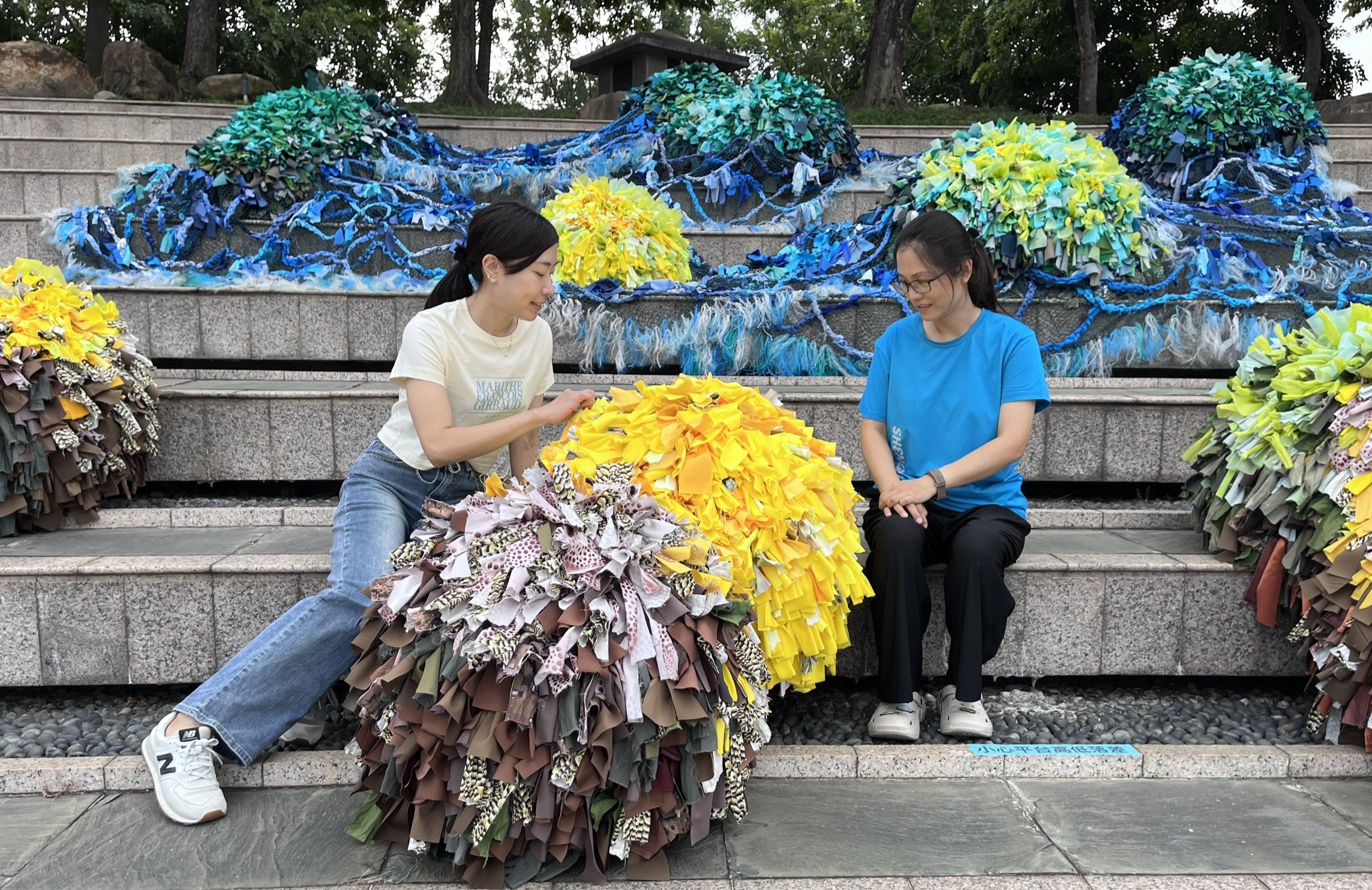 傾聽濕地的聲音與招潮蟹共舞 清水走走藝術季邀隨潮汐旅行 19 %E6%B0%91%E7%9C%BE%E8%88%87%E4%BD%9C%E5%93%81 %E6%B5%81%E8%AE%8A%E4%B9%8B%E6%99%AF %E5%90%88%E5%BD%B1