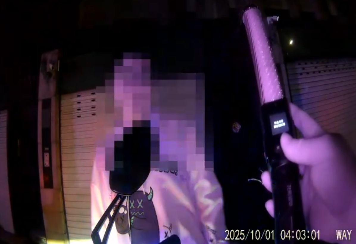▲圖說：曾姓男子夜店與友人聚會，席間飲用水果調酒後騎車離開，遭警攔查酒測值超標 （圖／台中市政府 提供）