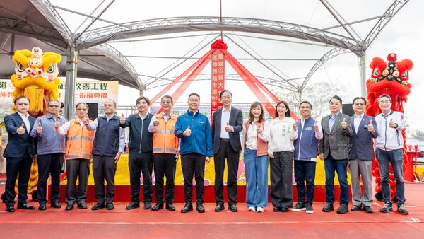 國道2號大竹交流道改善工程動土 張善政:紓解匝道壅塞、提升通行效率 15 f 29144818 1