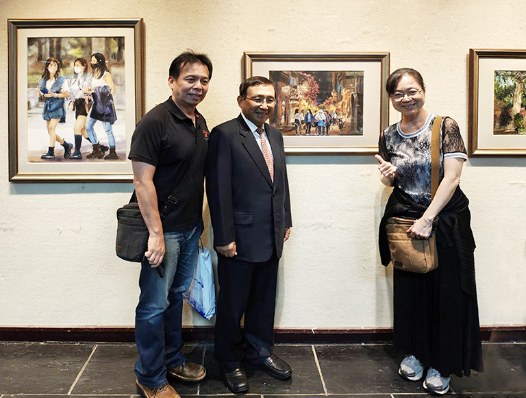 郭綜合醫院總裁郭宗正 在台南市文化中心畫展 7 20251115192100 041e308e