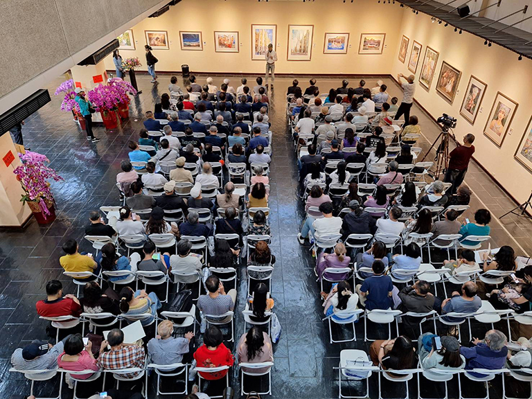 郭綜合醫院總裁郭宗正 在台南市文化中心畫展 8 20251115192933 a253afd1