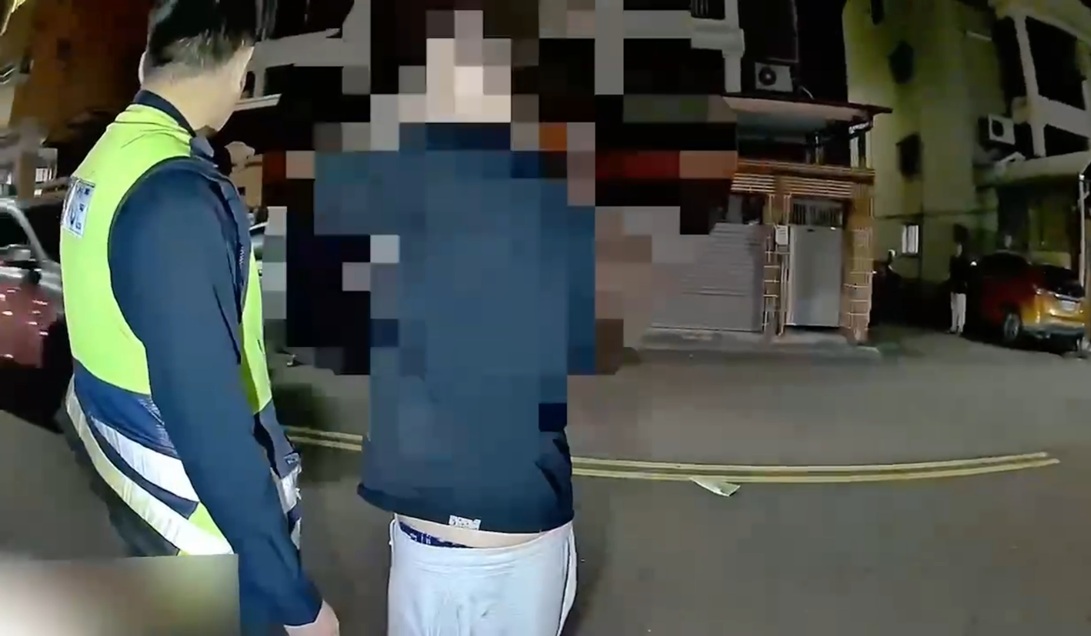 徐男 - 報新聞 Mega News ▲圖說:面對員警詢問行車糾紛,徐男不僅說話含糊不清,身上還散發出濃濃愷他命氣味 (圖/台中市政府 提供)