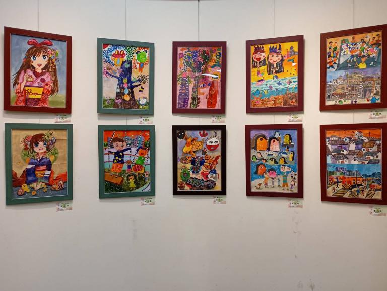 「快意揮灑同樂繪」師生聯展熱鬧登場 30年傳承與創作全力綻放 8 20251208005348 14b8df75