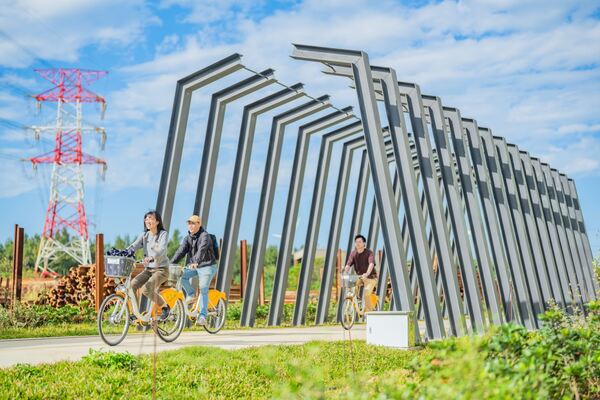 臺鐵林口線路廊活化工程第五期竣工 張市長:桃林鐵馬道拚115年底全線串聯 9 f 29233800 1