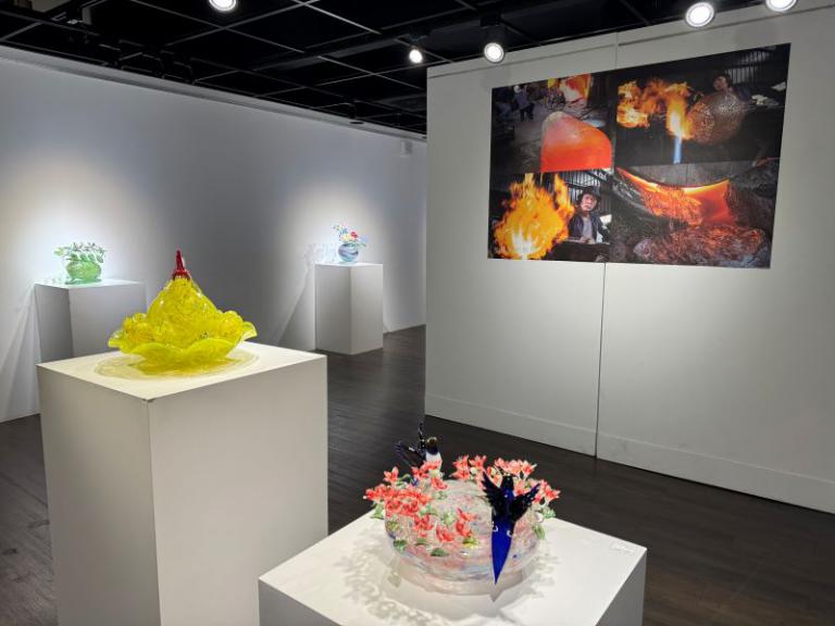 竹市文化藝廊「光與火的對話」 林瑤農玻璃工藝個展暨傳習師生展開幕 5 20260109182902 86f12591
