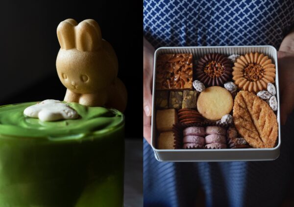 「悠寂庵 YoChiEn」限定品「望月 Mochizuki」｜以日式細膩為核心，融合自然季節的「御菓子花雨 okashikau」。圖/業者提供