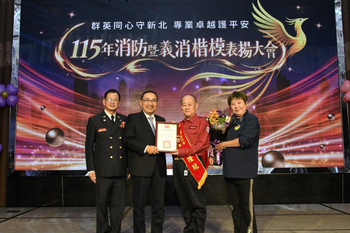 《圖說》安康義消分隊隊員倪隆冠。〈消防局提供〉