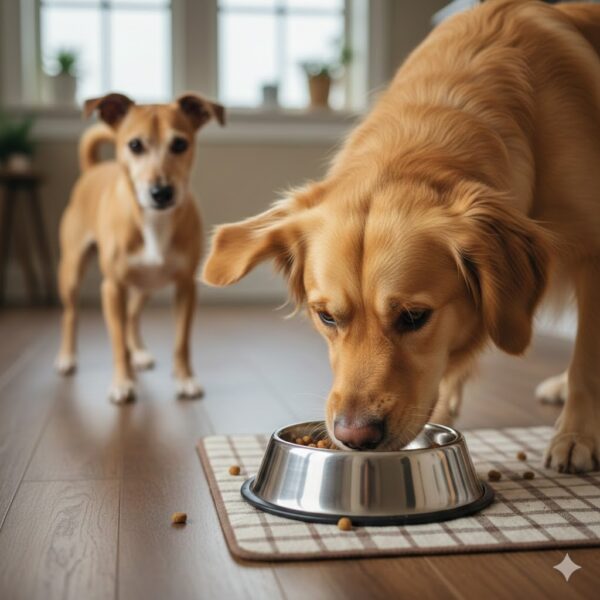狗狗吃很快，其實不是貪吃