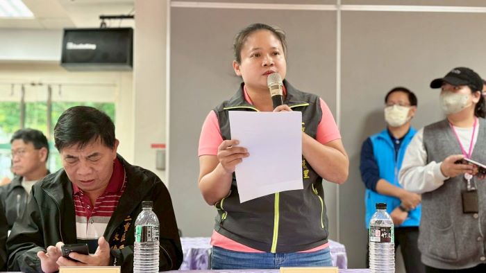 行動治理赴三重 侯:重大工程如期如質完工 7 《圖說》培德里盧姿貝里長希爭取里內增加活動空間。〈民政局提供〉