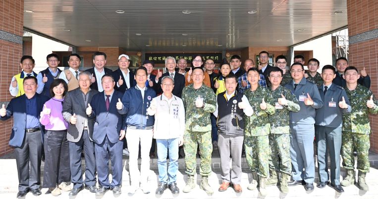 《圖說》宜蘭縣春節敬軍團合影。〈主辦單位提供〉