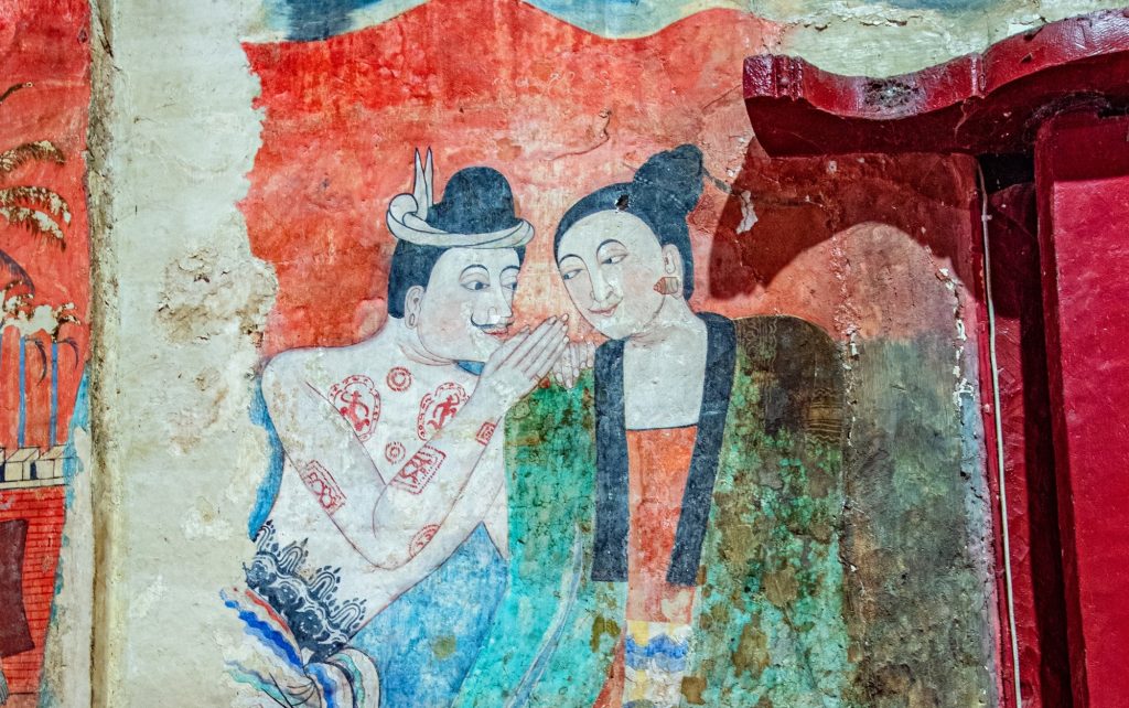 No 250032 7 %E6%99%AE%E6%98%8E%E5%AF%BA%E7%9F%A5%E5%90%8D%E5%A3%81%E7%95%AB %E4%BD%8E%E8%81%B2%E7%B4%B0%E8%AA%9E %E4%BE%86%E6%BA%90 CBT Thailand 1024x642 1