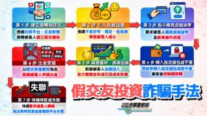 誤信交友投資損失逾百萬元 泰達幣成詐騙金流工具 5 %E5%81%87%E4%BA%A4%E5%8F%8B%E6%8A%95%E8%B3%87%E8%A9%90%E9%A8%99%E5%AE%A3%E5%B0%8E%E5%9C%96 1 300x169 1