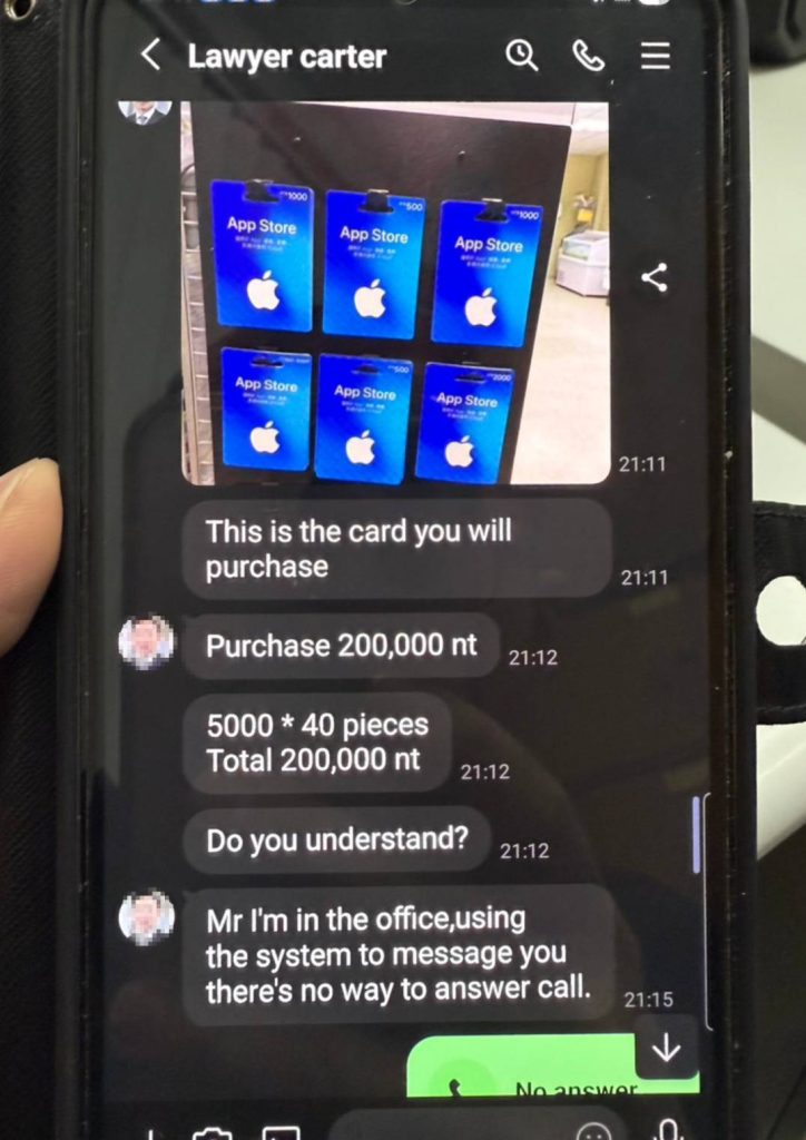 深夜買20萬點數險遭詐 警英語勸說成功守住積蓄 7 S 513867800 0 724x1024 1