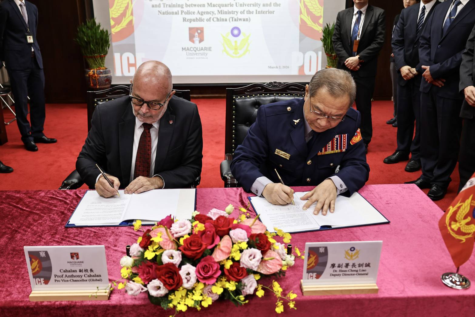 臺澳警政交流里程碑!警政署與澳洲麥考瑞大學簽署教育訓練合作備忘錄 5 1917591 0