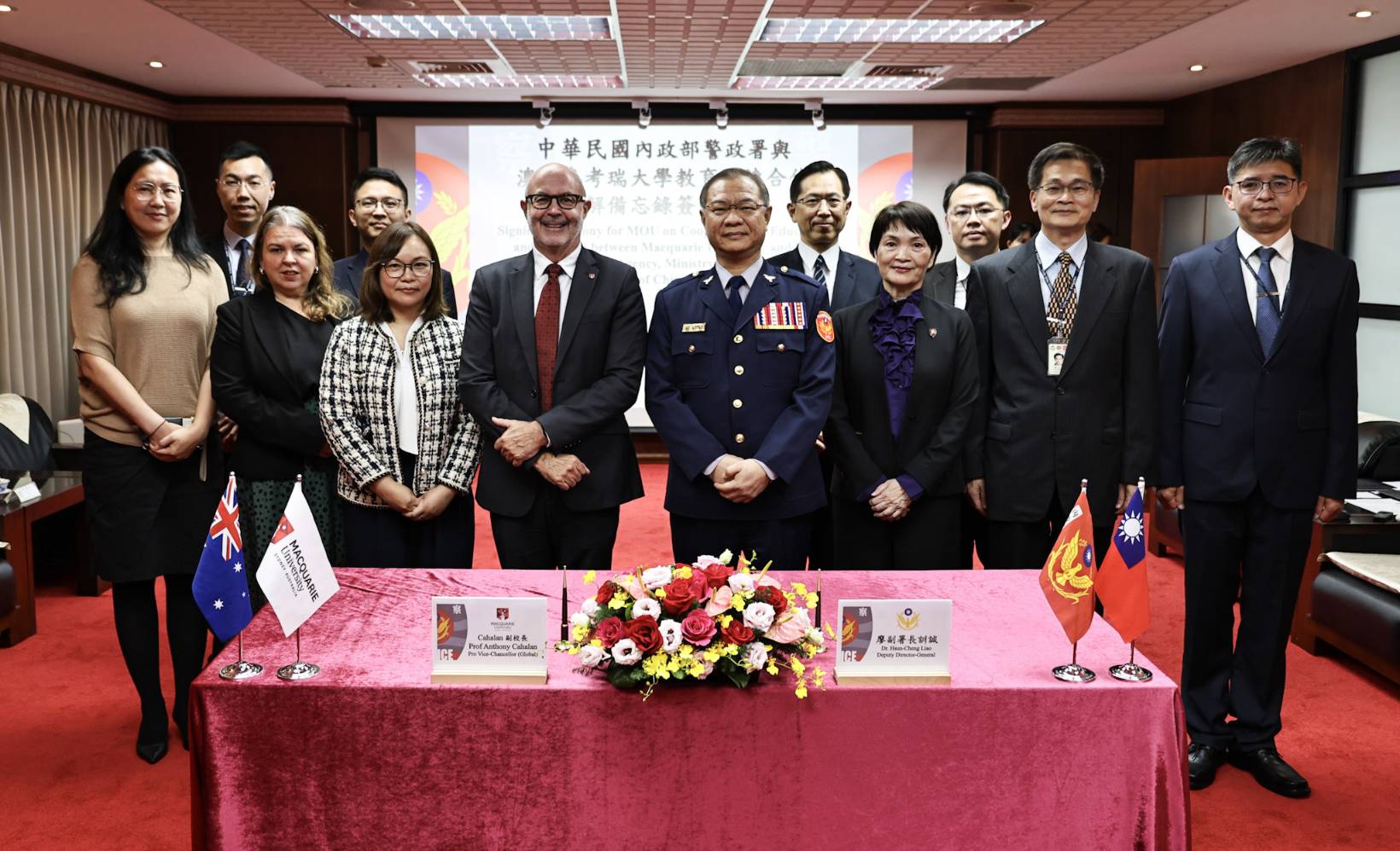 臺澳警政交流里程碑!警政署與澳洲麥考瑞大學簽署教育訓練合作備忘錄 6 1917589 0