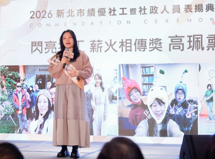 《圖說》蘆洲少福中心主任高珮熏分享，用「復原力」看待非行少年。〈社會局提供〉