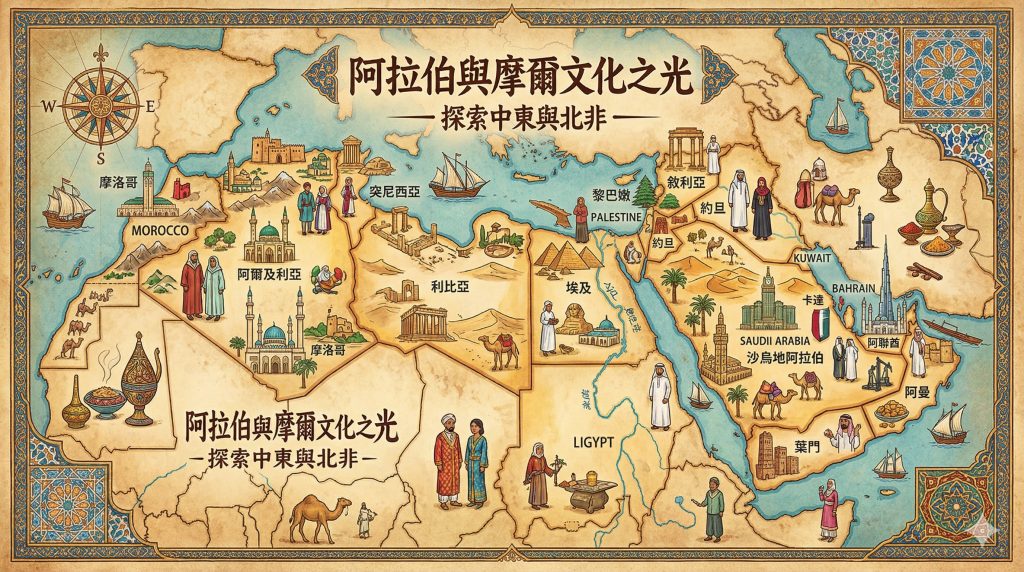 不是只有戰火——重新理解中東,一個被簡化的世界 4 No 250046 1 %E4%B8%AD%E6%9D%B1%E5%9C%8B%E5%AE%B6%E8%88%87%E6%91%A9%E7%88%BE%E6%96%87%E5%8C%96%E4%BE%86%E6%BA%90 %E6%9D%B1%E7%84%B1%E8%80%81%E5%B8%AB AI%E8%A3%BD%E5%9C%96 1024x572 1