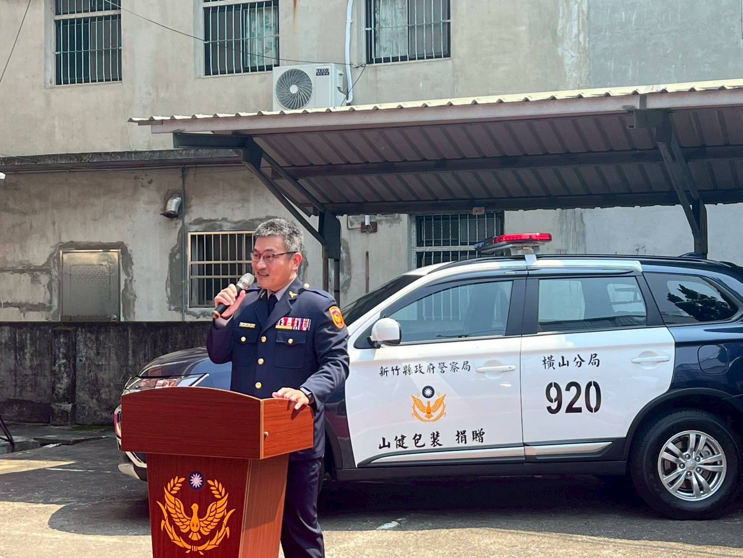 山健包裝捐贈巡邏車 攜手警民打造安心環境 9 2057486 0