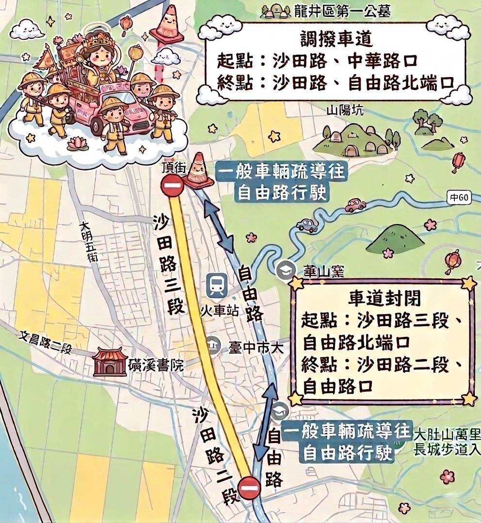 白沙屯媽祖進香周日登場!警彈性交管 守護香燈腳平安隨行 4 0e18a8d6c5fa