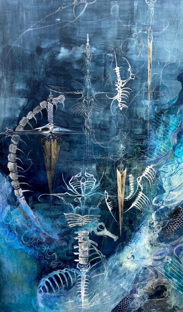 %E5%BC%B5%E9%80%B8%E7%B5%9C%E4%BD%9C%E5%93%81Haunted love 602x1024 1