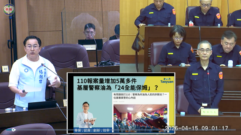 警力缺口長年難補壓力全面失衡 楊朝偉示警報案暴增恐壓垮基層 2 20260415155332 d041a325