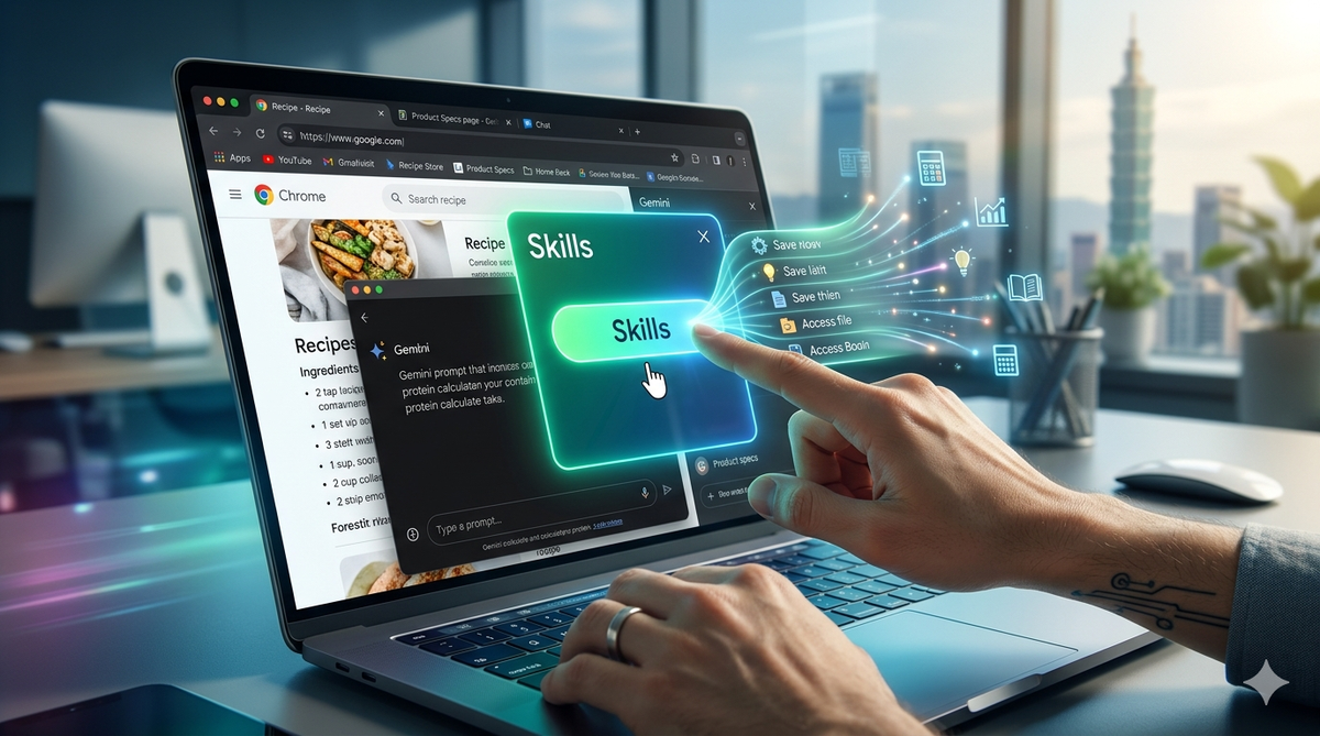 Chrome內建AI技能進化!常用Gemini指令可一鍵存取 3 9a222347 be13 47f1 aadd e4ec697454a8