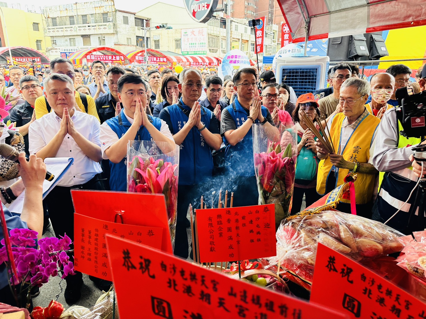 白沙屯媽祖與46萬香燈腳已達北港 4 a5a332a1b3ba