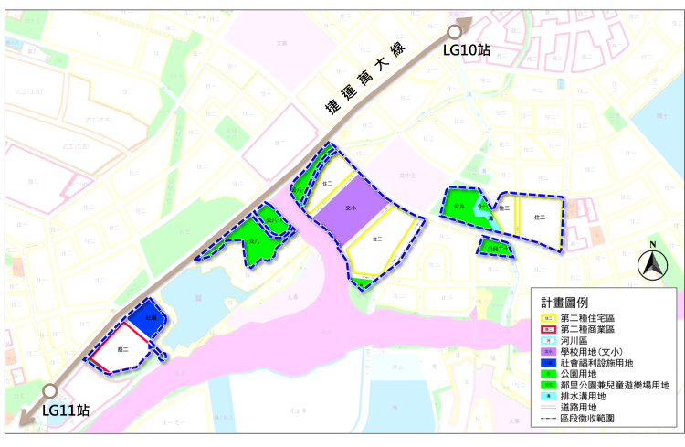 《圖說》土城暫緩發展區區段徵收案都計圖。〈城鄉局提供〉