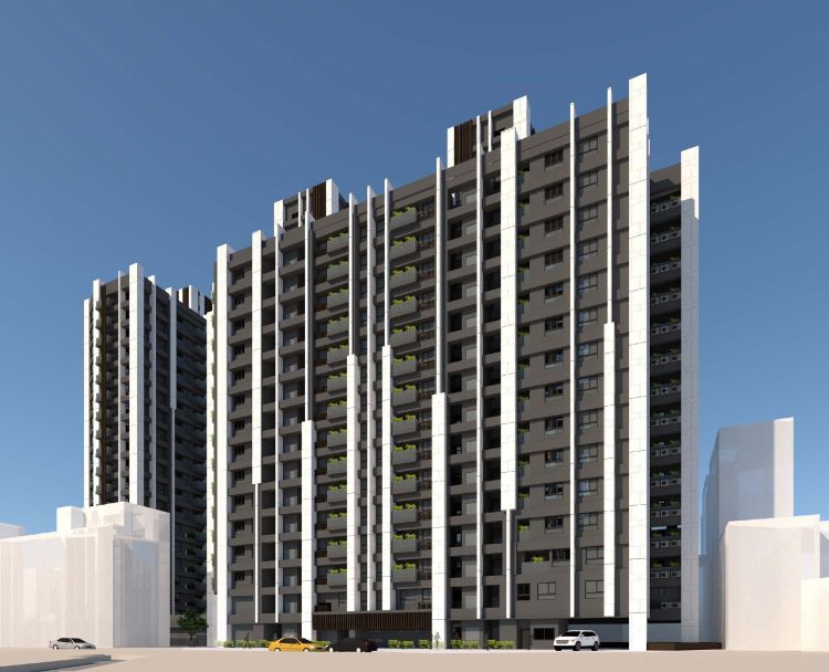 《圖說》富豪社區更新後模擬圖。〈城鄉局提供〉