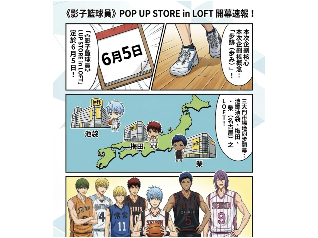 《影子籃球員》快閃店進駐LOFT!6/5起於池袋梅田榮三地開幕 4 %E5%BD%B1%E5%AD%90%E7%B1%83%E7%90%83%E5%93%A1001