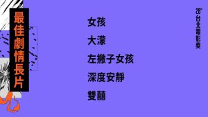 2026台北電影節入圍名單揭曉 5 IMG 1883 300x169 1