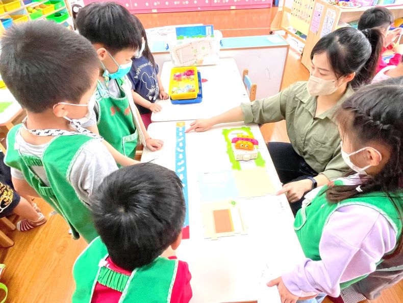 《圖說》幼兒園進行課程活動。〈教育局提供〉