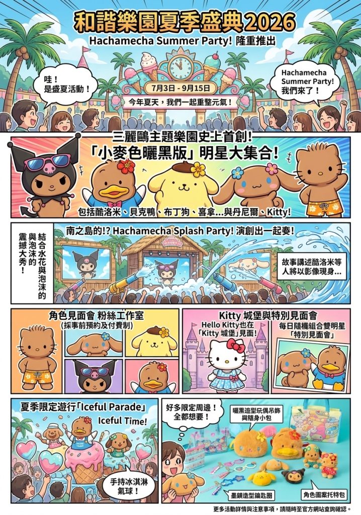 三麗鷗樂園首創!曬黑版酷洛米登場 九州和諧樂園夏季盛典 7/3 狂歡登場 5 %E4%B8%89%E9%BA%97%E9%B7%97%E6%A8%82%E5%9C%92%E9%A6%96%E5%89%B5%E6%9B%AC%E9%BB%91%E7%89%88%E9%85%B7%E6%B4%9B%E7%B1%B3%E7%99%BB%E5%A0%B4 %E4%B9%9D%E5%B7%9E%E5%92%8C%E8%AB%A7%E6%A8%82%E5%9C%92%E5%A4%8F%E5%AD%A3%E7%9B%9B%E5%85%B8 1 0 718x1024 1