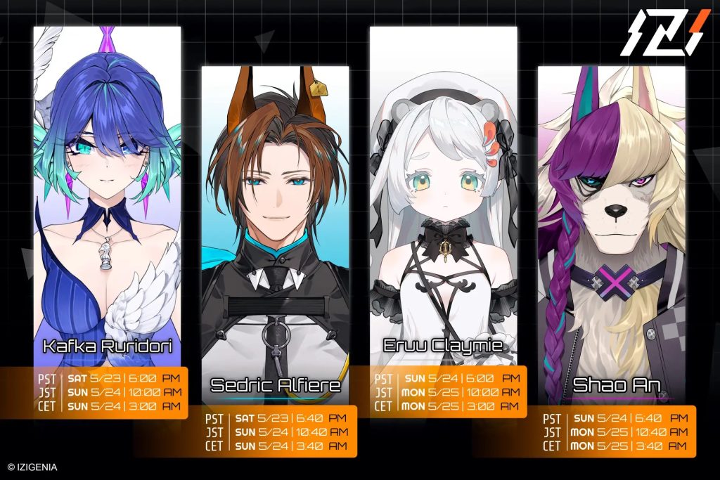 IZIGENIA跨國VTuber一期生將於5月24日起陸續出道 5 %E5%9C%96%E7%89%87 %E8%B7%A8%E5%9C%8BVTuber%E4%B8%80%E6%9C%9F%E7%94%9F%E5%B0%87%E6%96%BC5%E6%9C%8824%E6%97%A5%E8%B5%B7%E9%99%B8%E7%BA%8C%E5%87%BA%E9%81%93 2 0 1024x683 1