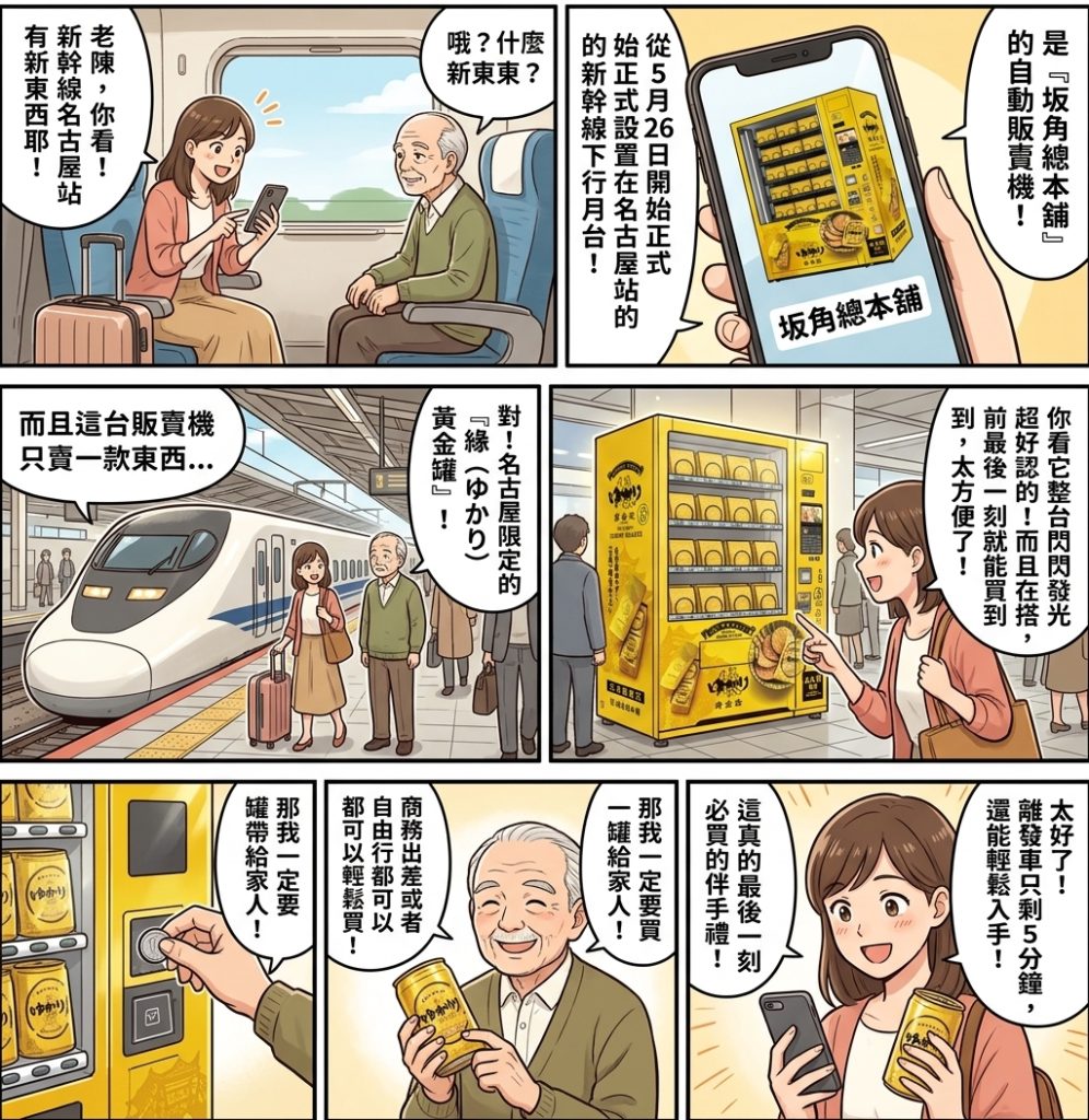 幹線月台初登場!名古屋車站將設自販機開賣「緣黃金罐」 8 %E5%90%8D%E5%8F%A4%E5%B1%8B%E8%BB%8A%E7%AB%99%E5%B0%87%E8%A8%AD%E8%87%AA%E8%B2%A9%E6%A9%9F%E9%96%8B%E8%B3%A3%E7%B7%A3%E9%BB%83%E9%87%91%E7%BD%90 1 0 996x1024 1